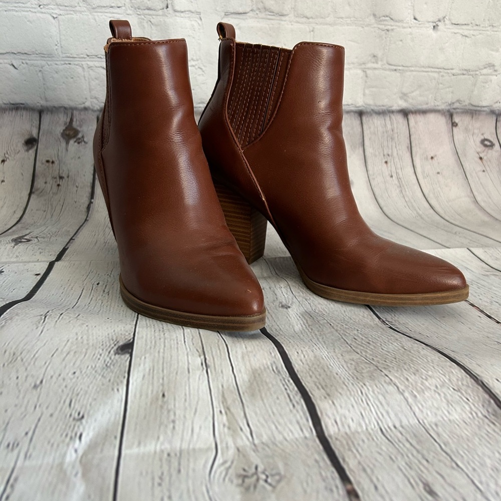 Gently worn Indigo booties